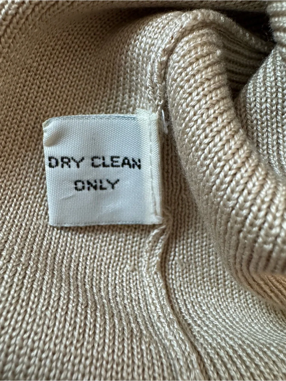 Womens Button-Front Cardigan in Taupe NWOT Small 100% Silk